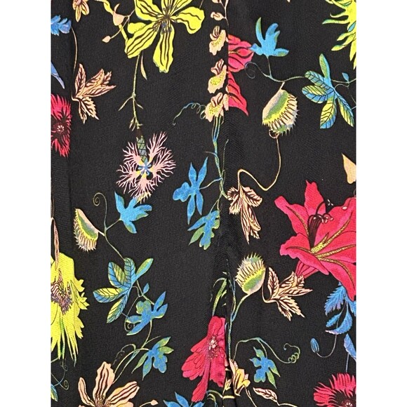 H&M Conscious Womans 6 babydoll neck Tropical Floral Goth Fairy Y2K Boho HOCO - Picture 6 of 8